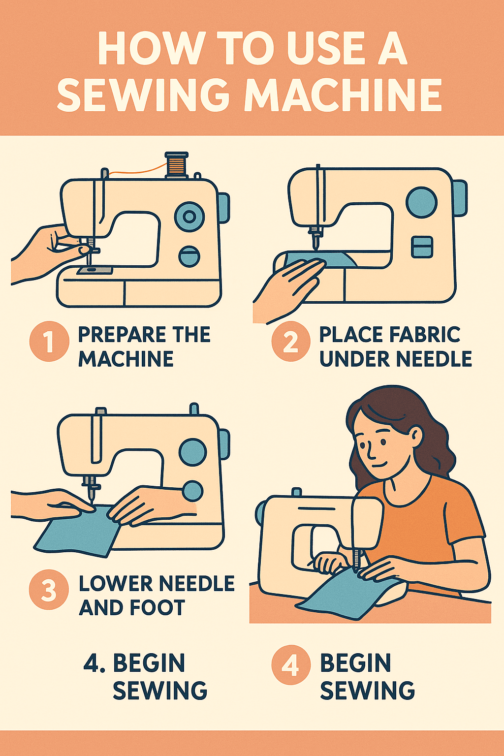 How to use sewing machine