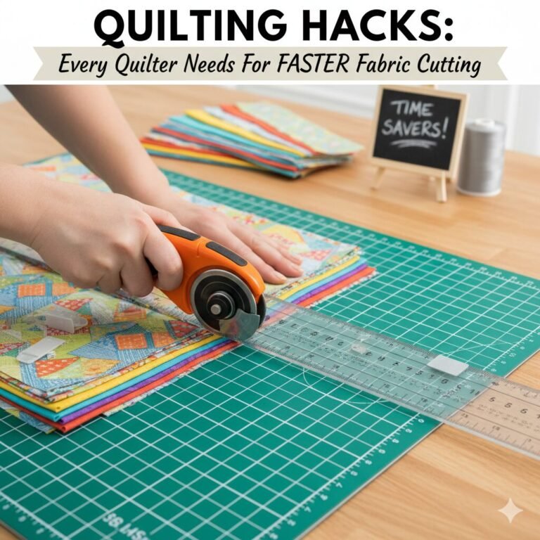 quilting hacks for faster fabric cutting