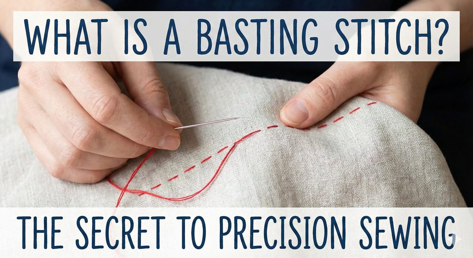 what is a basting stitch