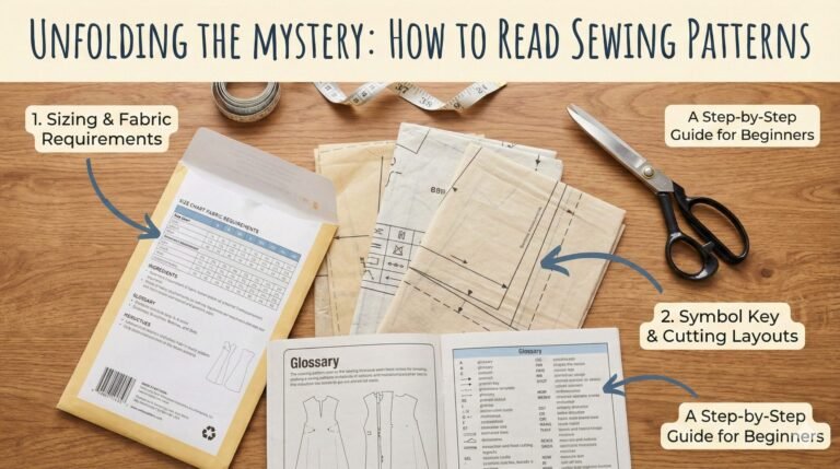 how to read sewing patterns
