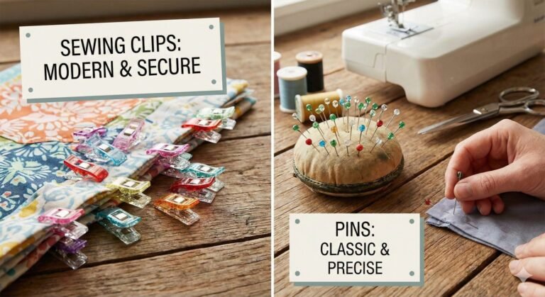 Sewing clips vs pins