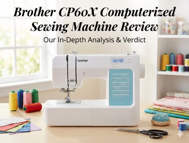 brother cp60x computerized sewing machine review