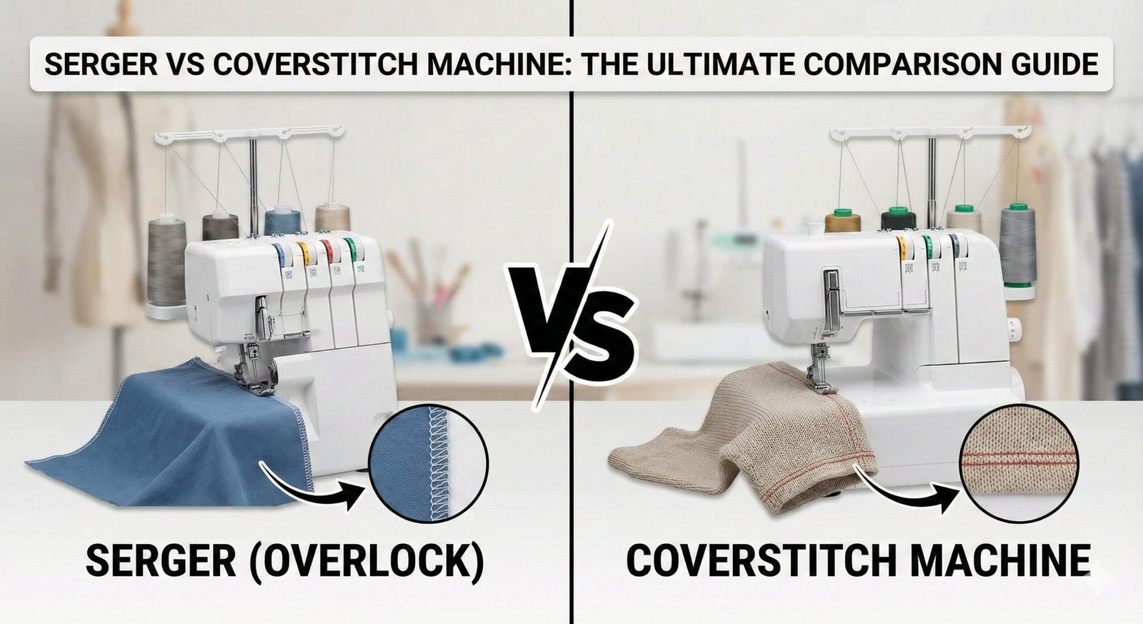 Serger vs Coverstitch