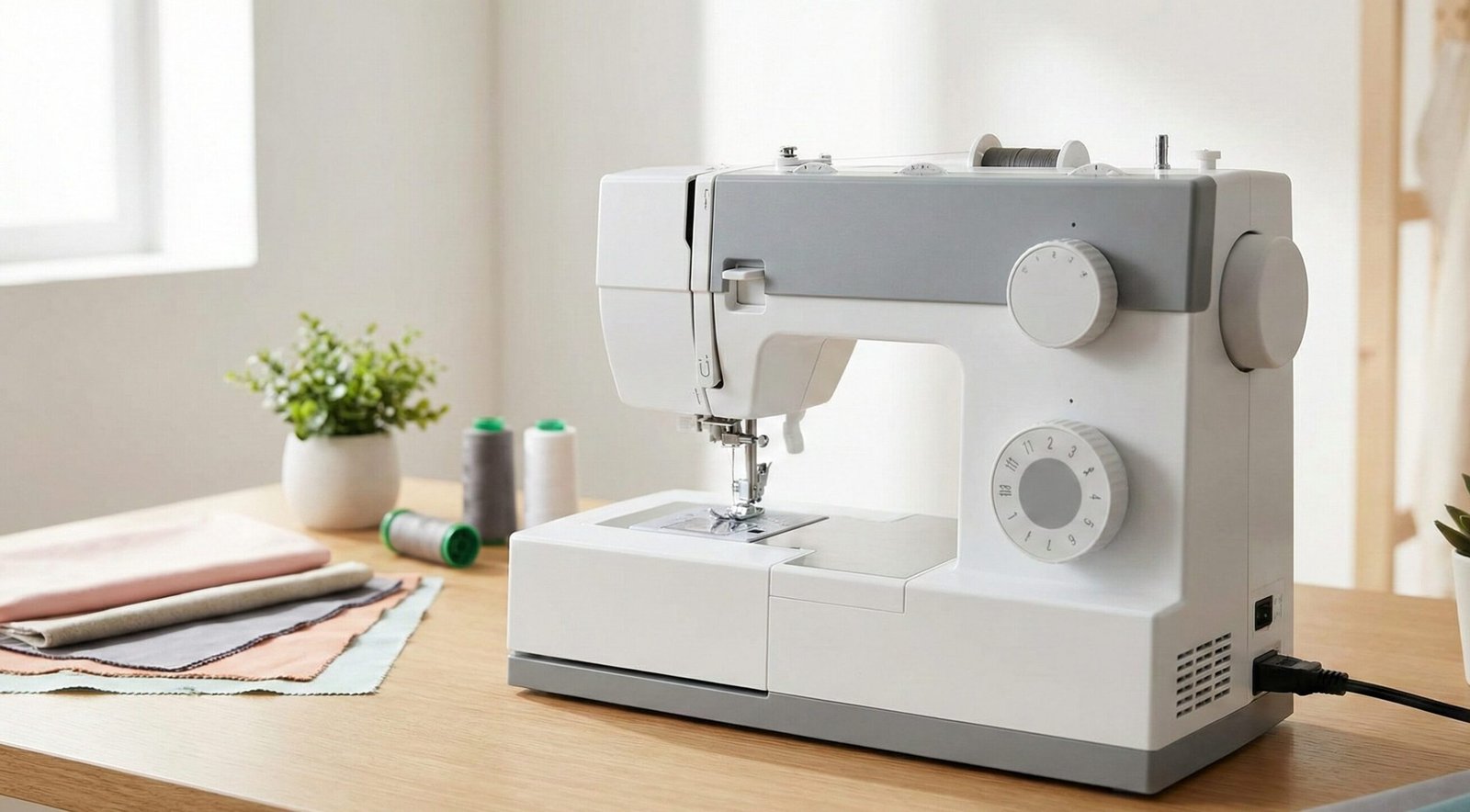 Modern mechanical sewing machine
