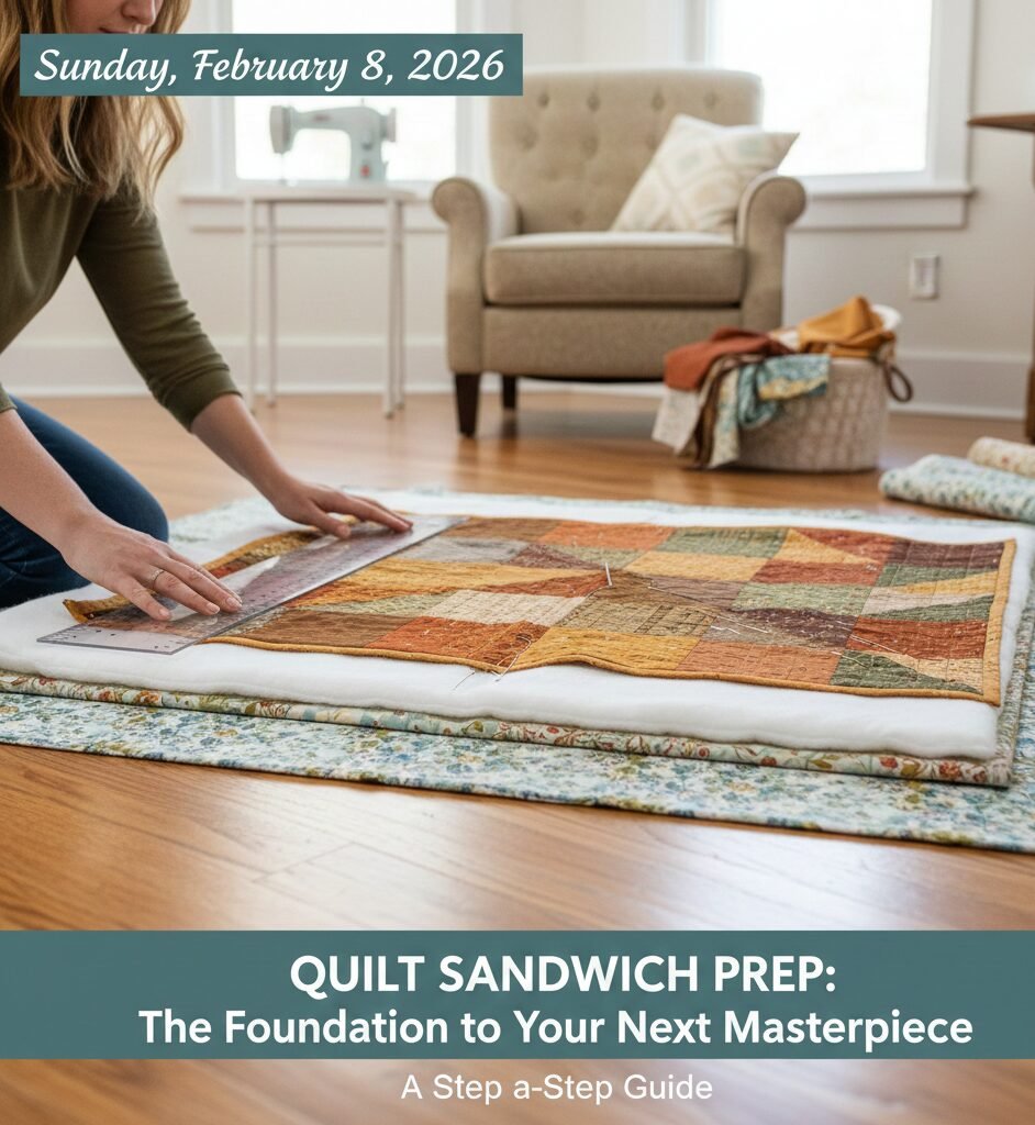 Quilt sandwich preparation